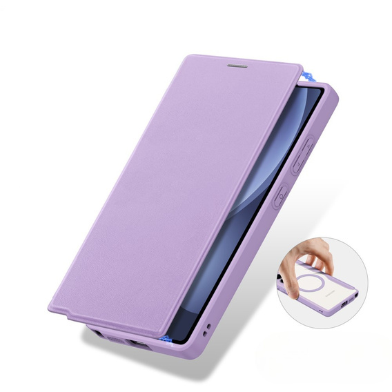 Dux Ducis Case for Samsung Galaxy S25 Ultra, Skin X Pro, MagSafe, purple