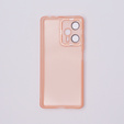 Case for Xiaomi Poco F5, Fusion Hybrid, transparent / pink