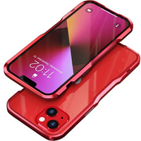 Case LUPHIE for iPhone 13 Mini, Armor Bumper, red