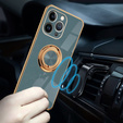 Case for iPhone 14 Pro Max, Electro Ring, grey