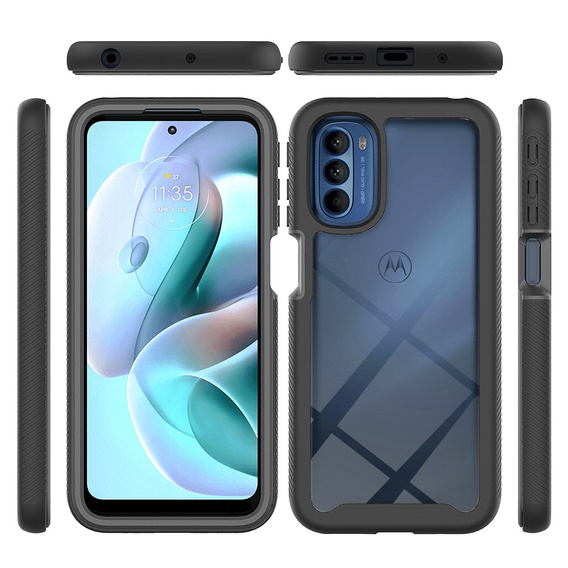 Case for Motorola Moto G31/G41, Shockproof, with film, blue