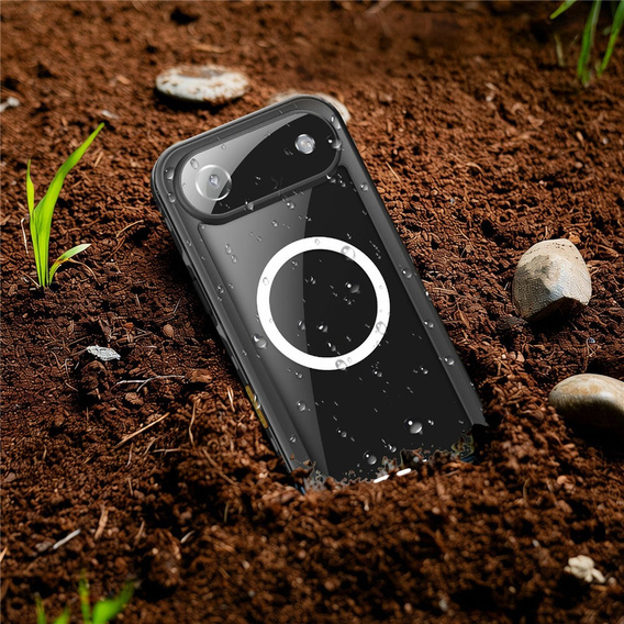 Case for iPhone Air, Waterproof IP68, SHELLBOX MagSafe, black