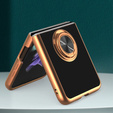Case for Samsung Galaxy Z Flip 4 5G, Electro Ring, black