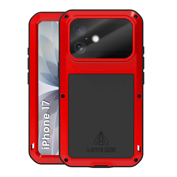 Armoured case with tempered glass for iPhone 17