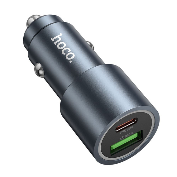 Hoco Z60 car charger with two ports and 48 W fast charging