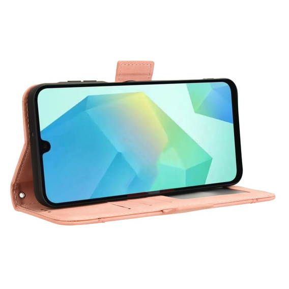 Flip case for Samsung Galaxy A16, Card Slot, pink