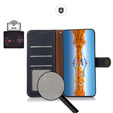 KHAZNEH RFID case for Xiaomi Redmi Note 13 Pro 5G, Litchi Texture, blue