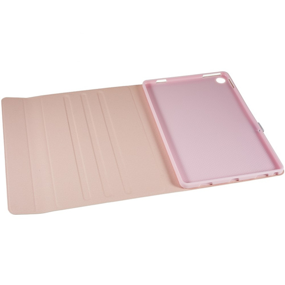 Case + keyboard Lenovo Tab M10 Plus Gen 3 TB-125F TB-128F, pink rose gold