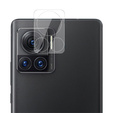 BENKS Kevlar Case for Motorola Edge 30 Ultra, for MagSafe, Carbon Fiber, transparent