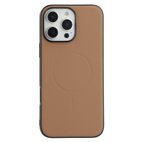 X-LEVEL Case for iPhone 16 Pro Max, Magnetic Card Holder, brown