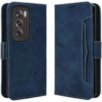 Flip case for Oppo Reno 12 Pro, Card Slot, dark blue