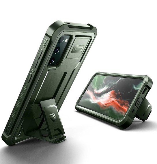 Armored case for Samsung Galaxy S20 FE, Dexnor Full Body, green