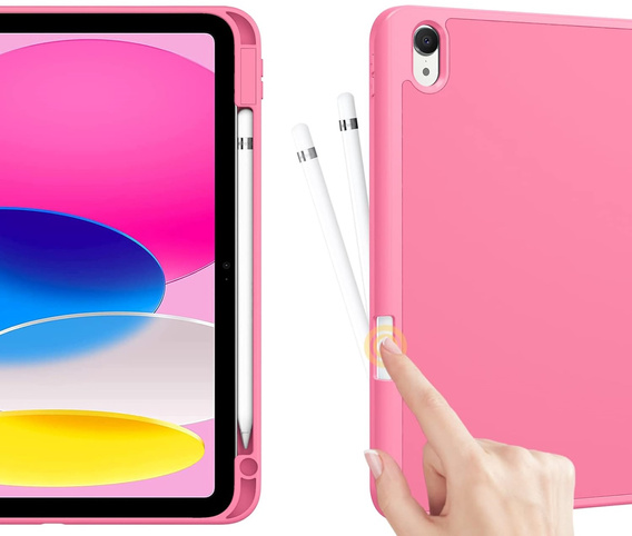 Case for iPad 11" 2025 A16 (11 gen.) / iPad 10.9" 2022 (10 gen.), Smartcase, pink