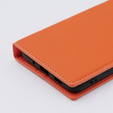 Leather case for Samsung Galaxy S20 Ultra, ERBORD Grain Leather, orange