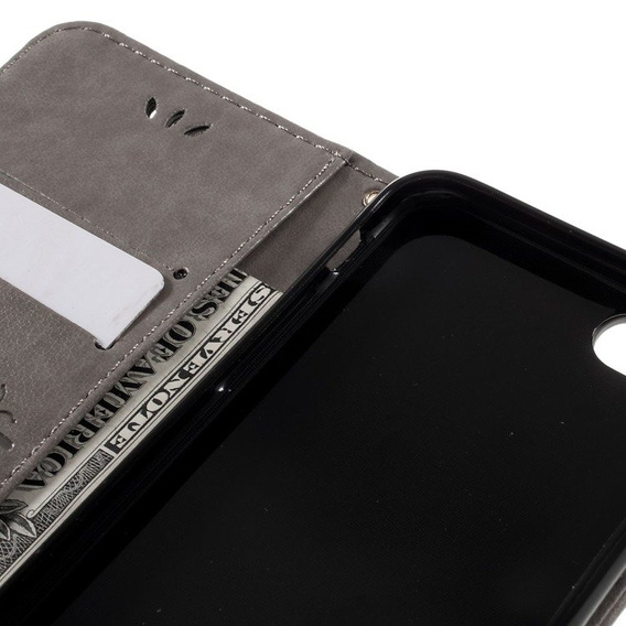 Flip case for iPhone 7/8/SE 2020/SE 2022, Butterfly, grey