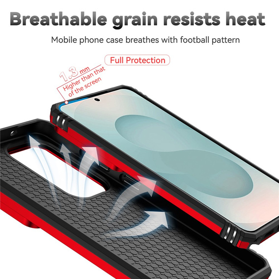 Armoured case with stand and lens cover for Samsung Galaxy S26 Ultra