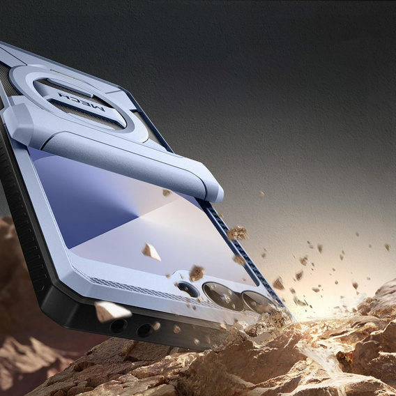 Tongate MECH case with MagSafe for Samsung Galaxy Z Flip7 FE / Z Flip6, blue