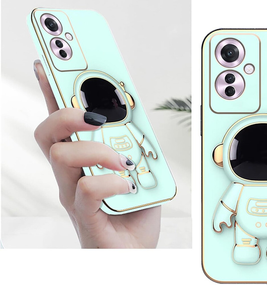 Case for Oppo Reno 11F 5G, Astronaut, green