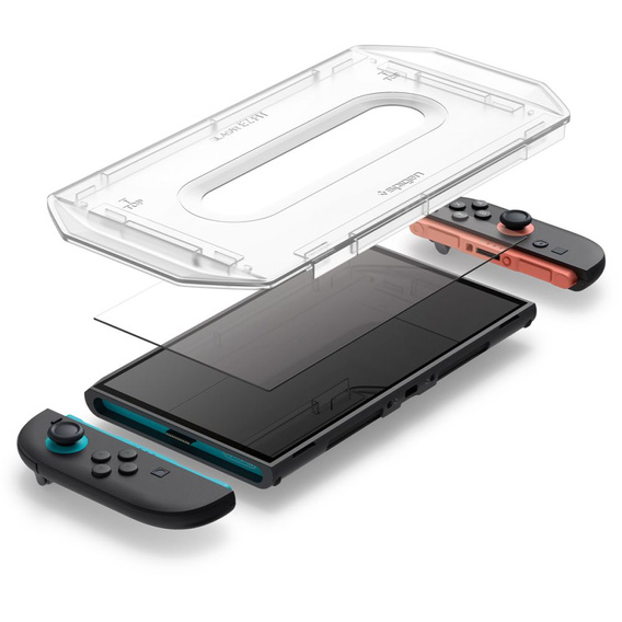 Spigen Glas.tR EZ Fit Tempered Glass 2-Pack for Nintendo Switch 2 – Clear