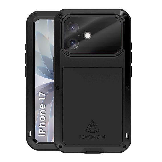 Armoured case with tempered glass for iPhone 17