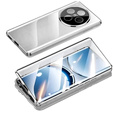 Case for Oppo Find X8 Pro, Magnetic Dual Glass, silver