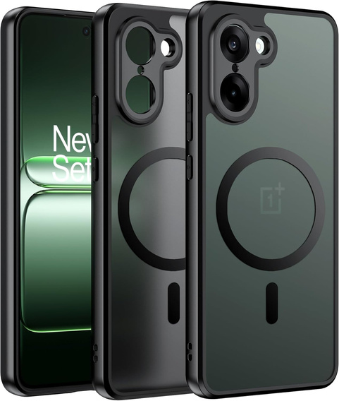 Case for OnePlus Nord CE5, for MagSafe, ERBORD Matt Case, black
