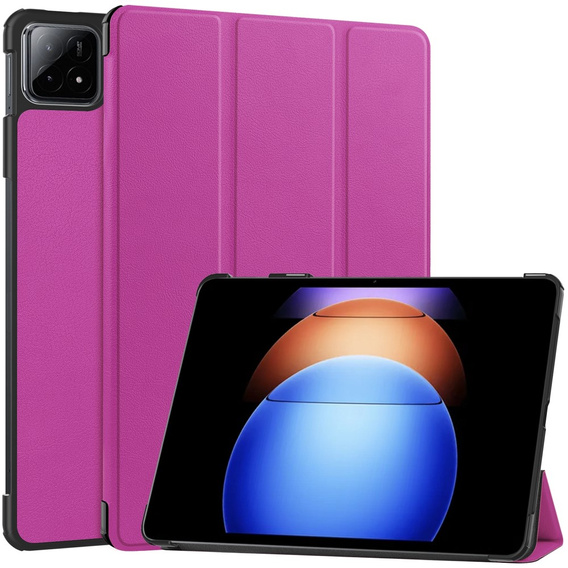 Case for Xiaomi Pad 6S Pro 12.4, Smartcase, purple