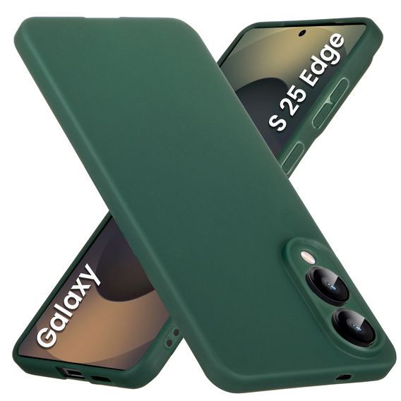 Thin Case for Samsung Galaxy S25 Edge, Slim, green