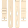 Silicone strap for 18mm do Garmin Vivomove 3S / Vivoactive 4S, Beige