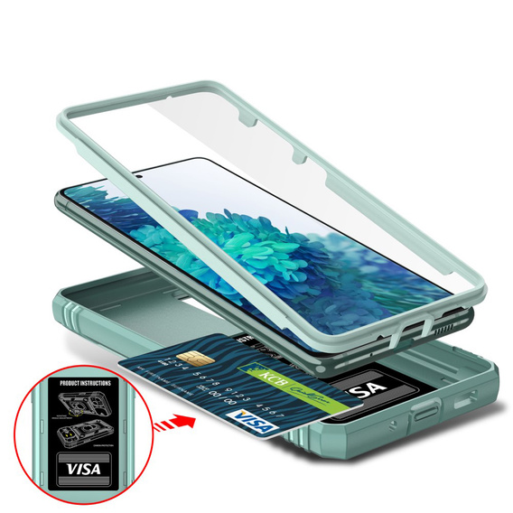 Case for Samsung Galaxy S20 FE, CamShield Slide, green