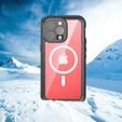IP68 Waterproof Case for iPhone 15 Pro Max, SHELLBOX MagSafe, black