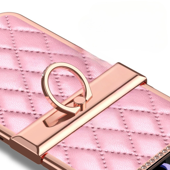 Case for Samsung Galaxy Z Flip 4 5G, Rhombus Grid