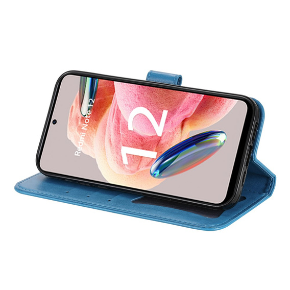 Flip case for Xiaomi Redmi Note 12 4G, Mandala Flower, blue