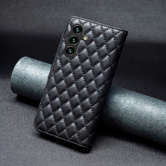 Flip case for Samsung Galaxy A56, Wallet, BINFEN COLOR, black