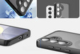 Case for Samsung Galaxy S22, for MagSafe, ERBORD Matt Case, black + Screen Glass