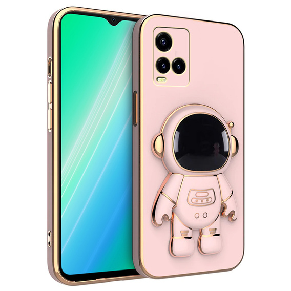 Case for Vivo Y33s, Astronaut, pink
