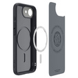 Spigen case for iPhone 16E, Nano Pop MagSafe, black + 9H tempered glass
