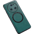 Case for Honor Magic 5 Pro, Leather Hybrid MagSafe, green