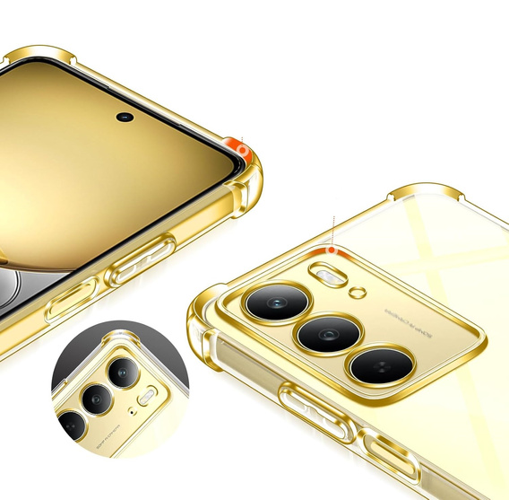 Case for Realme 14X / Realme C75, Dropproof, transparent