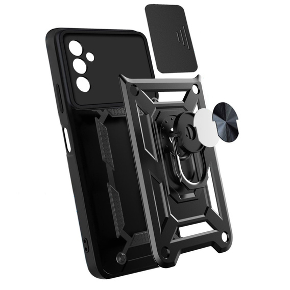 Case for Samsung Galaxy A04S / A13 5G, CamShield Slide, black