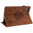 Case for Lenovo Tab M11, Butterfly, brown