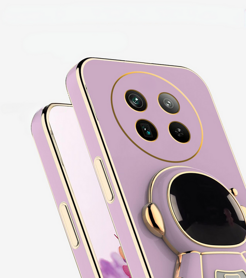 Case for Realme 12, Astronaut, purple