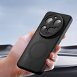 Case for Xiaomi 15 Ultra, for MagSafe, ERBORD Matt Case, black
