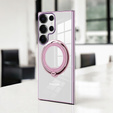 Magnetic Case for Samsung Galaxy S25 Ultra, for MagSafe, pink