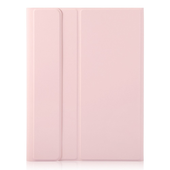 Case + keyboard iPad 10.9 2022 10 Gen, TouchPad Pen Slot, pink rose gold