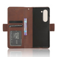 Flip case for Samsung Galaxy Z Fold 5 5G, Card Slot, brown