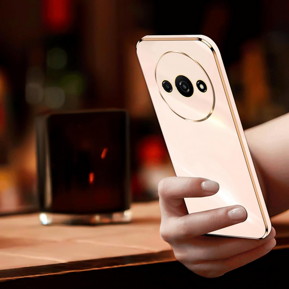 Case for Xiaomi Redmi A3, Glamour CamShield, pink rose gold