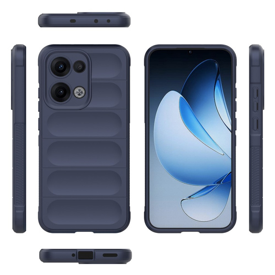 Case for Oppo Reno 13, Gaming Shockproof, dark blue