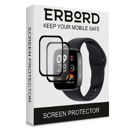 2x ERBORD Hybrid Glass for Xiaomi Redmi Watch 3