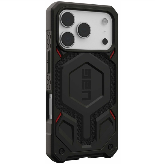Urban Armor Gear case for iPhone 17 Pro Max, Monarch Pro Kevlar MagSafe, Kevlar Black